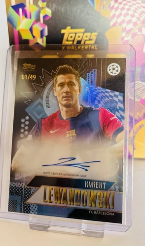 Robert Lewandowski 2024 Topps Gold X Gold /49