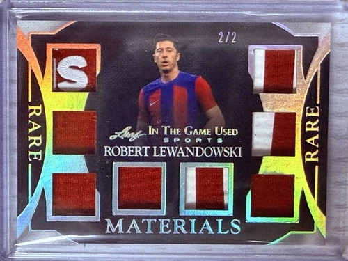 Robert Lewandowski 2025 Leaf In The Game Used Sports