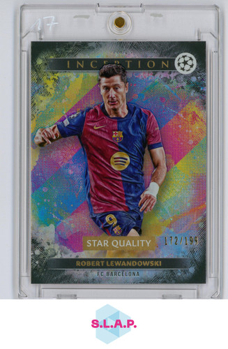 Robert Lewandowski 2025 Topps Inception Calidad Estrella /199