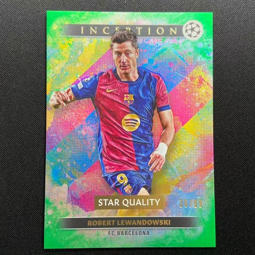 Robert Lewandowski 2024 Topps Inception Verde /99