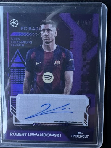 Robert Lewandowski 2025 Topps Knockout /50