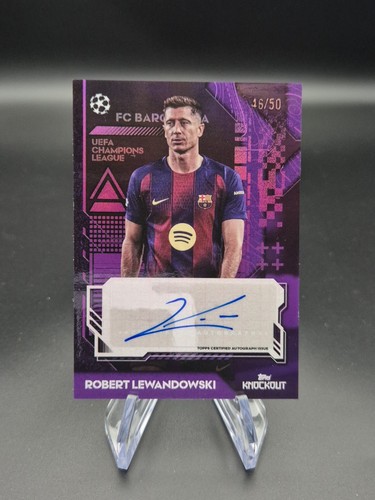 Robert Lewandowski 2025 Topps Knockout UCC /50