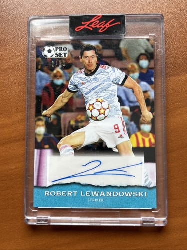 Robert Lewandowski 2022 Leaf Pro Azul /20