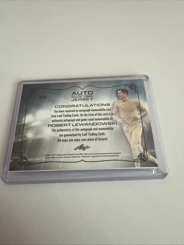 Robert Lewandowski 2022 Panini Leaf Ultimate /15