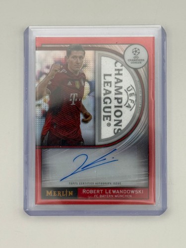 Robert Lewandowski 2021 Topps Merlin Chrome /10