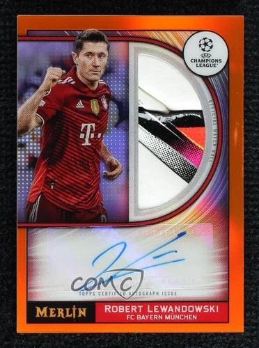 Robert Lewandowski 2021 Topps Merlin Chrome 11/25
