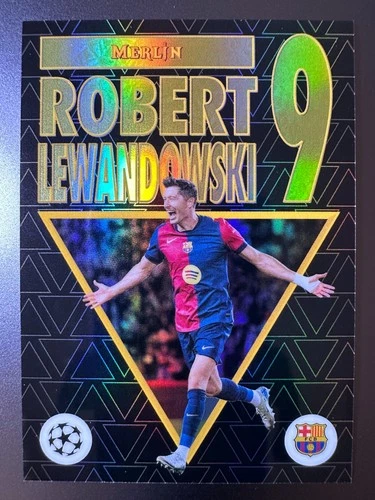 Robert Lewandowski 2024 Topps Merlin Chrome