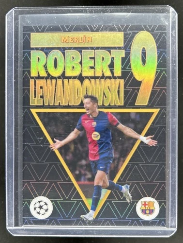 Robert Lewandowski 2024 Topps Merlin Chrome