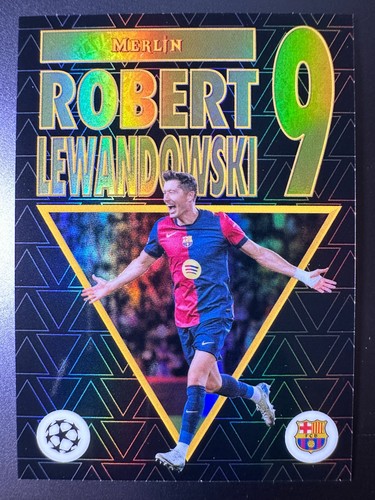 Robert Lewandowski 2024 Topps Merlin Chrome