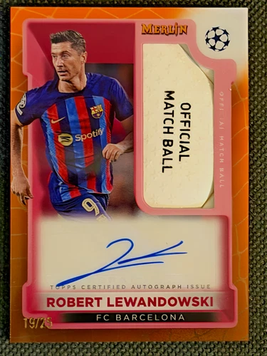 Robert Lewandowski 2022 Panini Merlin Chrome /25
