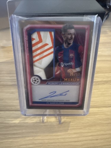 Robert Lewandowski 2023 Topps Merlin Chrome /50