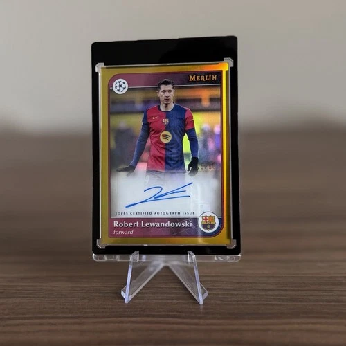 Robert Lewandowski 2024 Topps Merlin Chrome /50