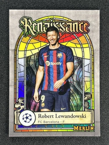 Robert Lewandowski 2023 Topps Merlin Chrome