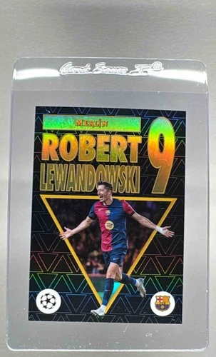 Robert Lewandowski 2024 Topps Merlin Chrome