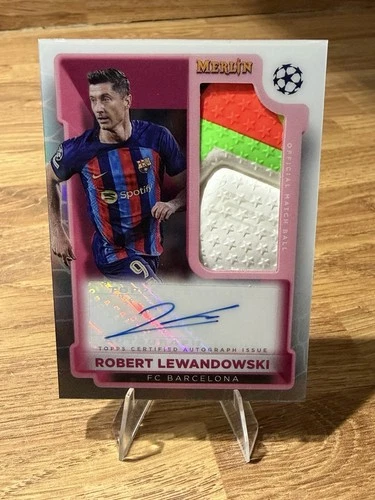 Robert Lewandowski 2022 Topps Merlin Chrome