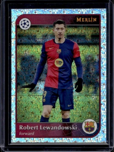 Robert Lewandowski 2024 Topps Merlin Chrome Mini Diamond Refractor