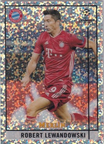 Robert Lewandowski 2020 Topps Merlin Chrome Speckle Refractor /150