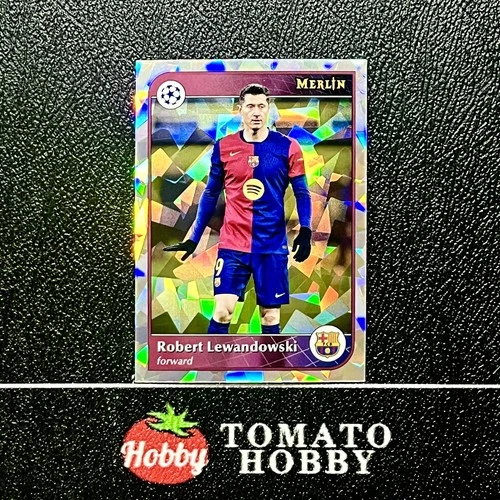 Robert Lewandowski 2024 Topps Merlin Chrome UCC Atomic Refractor
