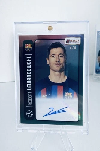 Robert Lewandowski 2022 Topps Merlin Heritage 98 /5