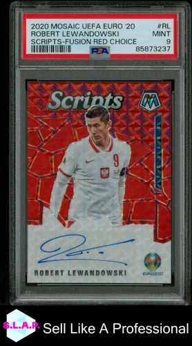 Robert Lewandowski 2020 Panini Mosaic Fusion Red Choice