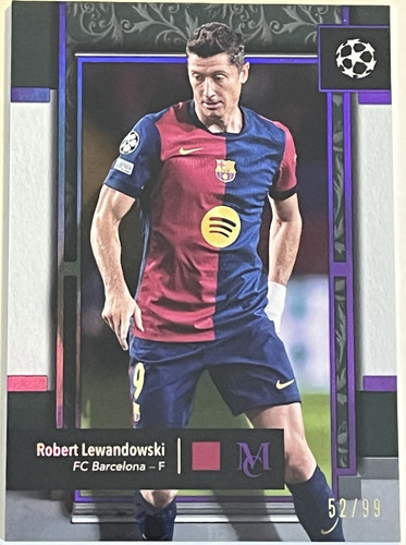 Robert Lewandowski 2024 Topps Museum Amethyst /99