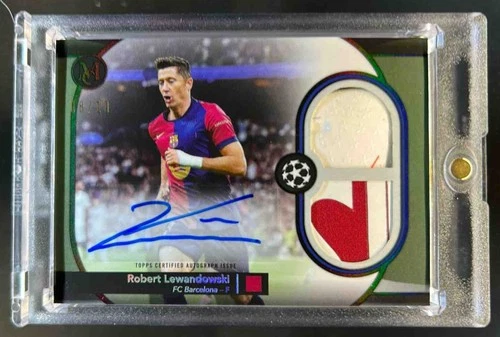 Robert Lewandowski 2024 Topps Museum Black Diamond /10