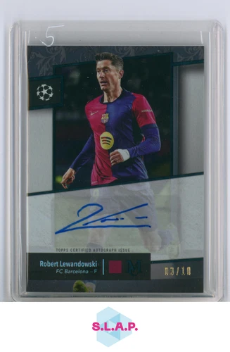 Robert Lewandowski 2025 Topps Museum Collection 3/10