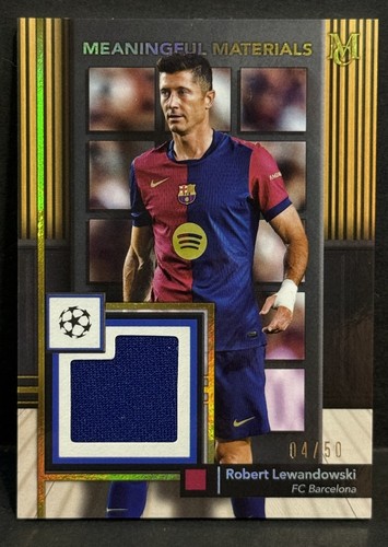 Robert Lewandowski 2024 Topps Museum Gold /50