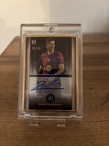 Robert Lewandowski 2024 Topps Museum Gold Frame /50