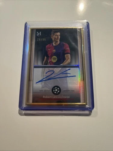 Robert Lewandowski 2024 Topps Museum Gold Framed /99