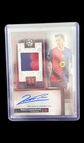 Robert Lewandowski 2024 Topps Museum Red /25