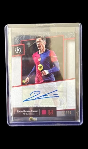 Robert Lewandowski 2023 Topps Museum Rouge /25