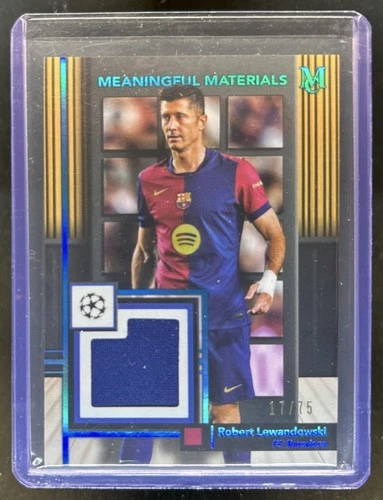 Robert Lewandowski 2024 Topps Museum Sapphire /75