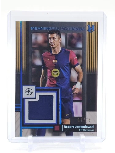 Robert Lewandowski 2024 Topps Museum Sapphire /75