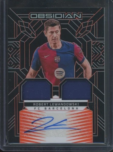 Robert Lewandowski 2024 Panini Obsidian Arancione /10