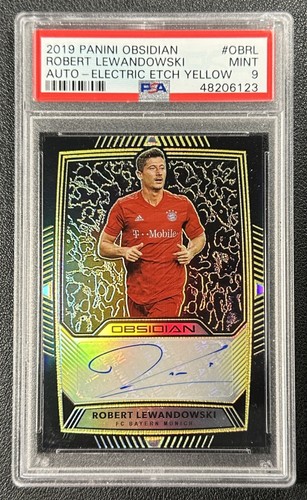 Robert Lewandowski 2019 Panini Obsidian Yellow /5