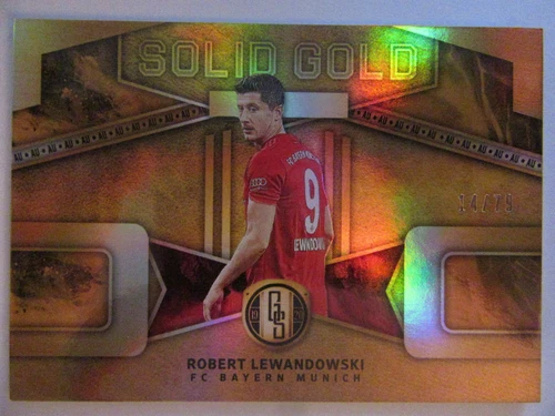 Robert Lewandowski 2019 Panini Card Solid Gold 14/79