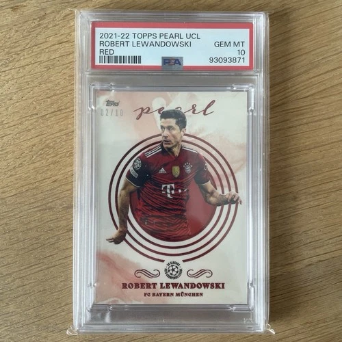 Robert Lewandowski 2021 Topps Pearl Red /10