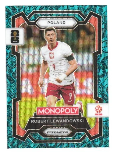 Robert Lewandowski 2026 Panini Prizm Blue Wave