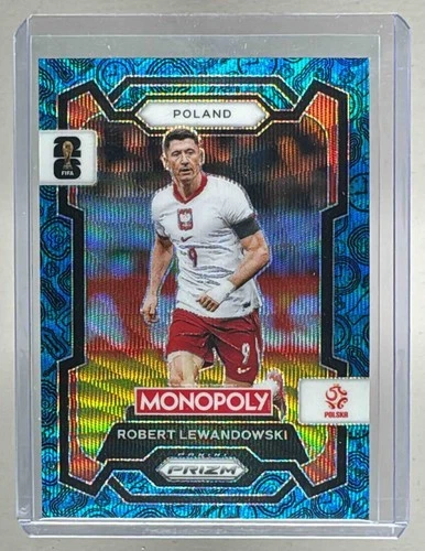 Robert Lewandowski 2026 Panini Prizm Blue Wave #8