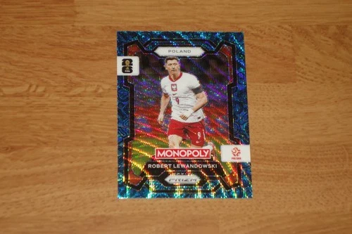 Robert Lewandowski 2026 Panini Prizm Broadway Blue Wave