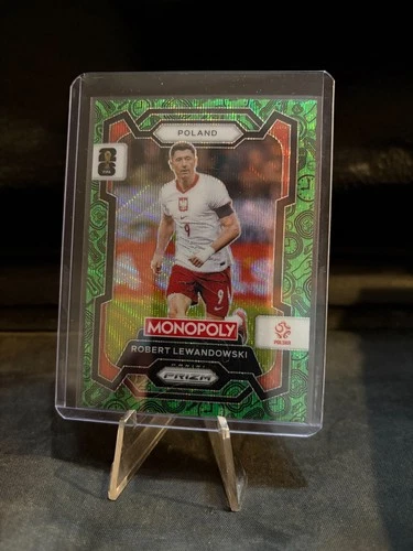 Robert Lewandowski 2026 Panini Prizm FIFA Green Wave Prizm