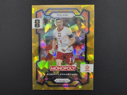 Robert Lewandowski 2026 Panini Prizm Gold Cracked Ice