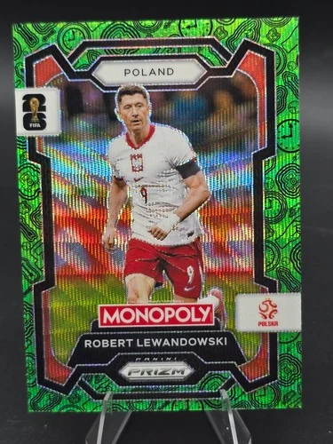 Robert Lewandowski 2026 Panini Prizm Green Wave