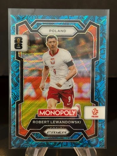 Robert Lewandowski 2026 Panini Prizm Iconos azules