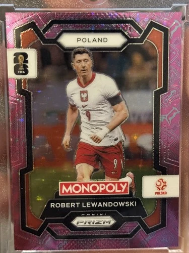 Robert Lewandowski 2026 Panini Prizm Pink Stars /84