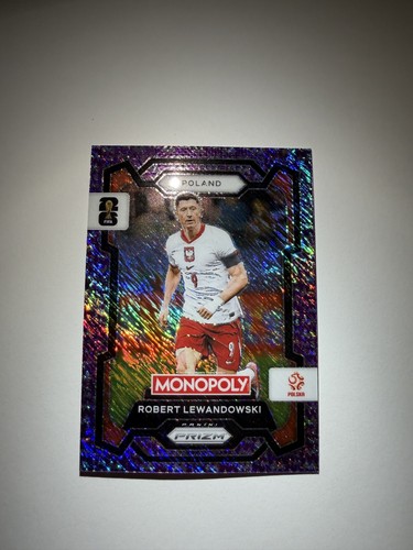 Robert Lewandowski 2026 Panini Prizm Purple 49/50