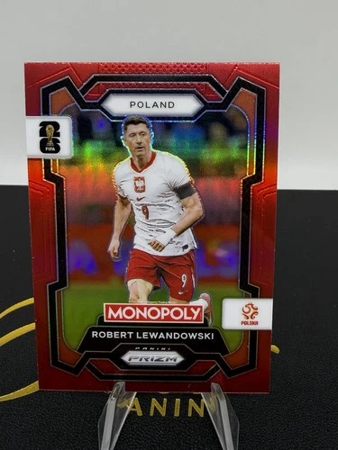 Robert Lewandowski 2026 Panini Prizm Red Prizm