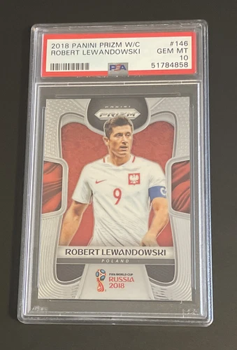Robert Lewandowski 2018 Panini Prizm World Cup