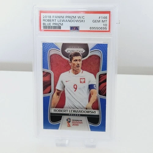 Robert Lewandowski 2018 Panini Prizm World Cup Blue /199